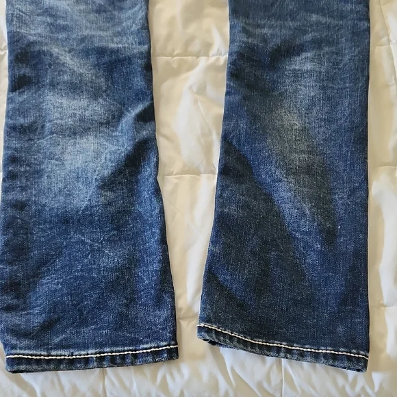 Buckle Men's Dark Blue Straight Jeans - Picture 6 of 6